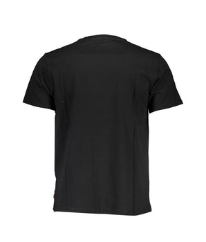 Levi's Black Cotton Men T-Shirt