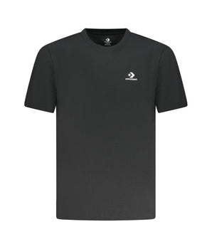 Converse Black Cotton Men T-Shirt