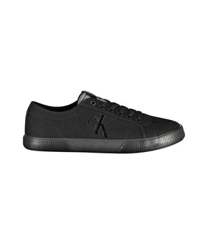Calvin Klein Black Cotton Men Sneaker