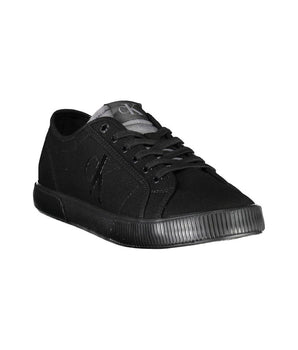 Calvin Klein Black Cotton Men Sneaker
