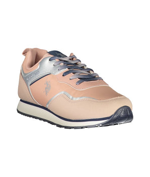 U.S. POLO ASSN. Pink Polyester Sneaker