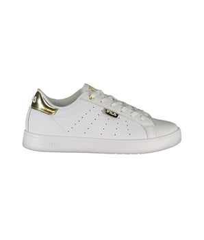 Fila Lace-Up Luxe Sneakers with Golden Accents