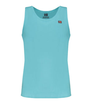 Norway 1963 Blue Cotton Men's Tank Top