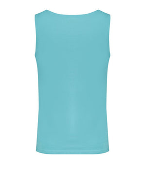 Norway 1963 Blue Cotton Men's Tank Top