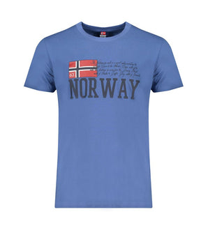 Norway 1963 Blue Cotton T-Shirt