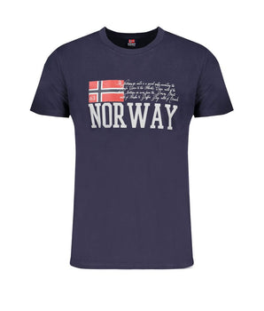 Norway 1963 Blue Cotton T-Shirt