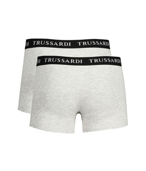 Trussardi Brown Cotton Men Boxer Underwear