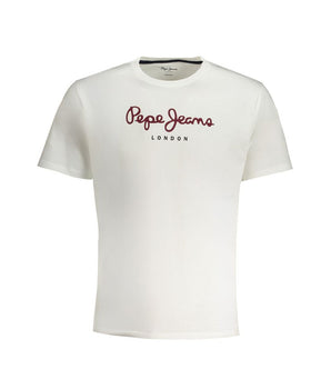 Pepe Jeans White Cotton T-Shirt