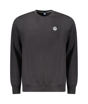 North Sails Black Cotton Men Sweater