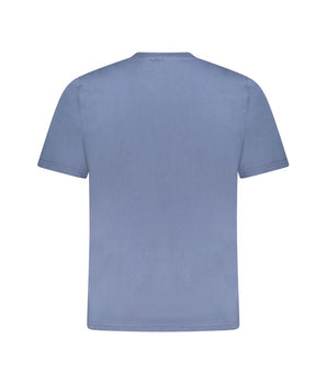 North Sails Blue Cotton Men T-Shirt
