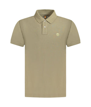 Timberland Men's Brown Cotton Polo Shirt