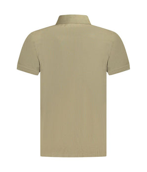 Timberland Brown Cotton Men Polo Shirt