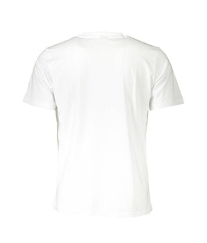 North Sails White Cotton Men T-Shirt