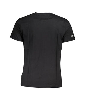 La Martina Black Cotton Men T-Shirt