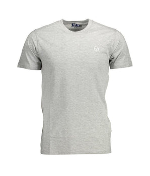 Sergio Tacchini Brown Cotton Men T-Shirt