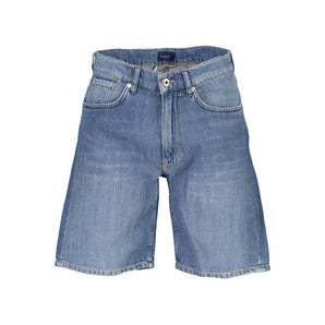 Vaqueros Bermudas De Algodón Azul Para Hombre Gant