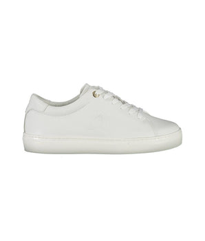 Tommy Hilfiger White Leather Women Sneaker