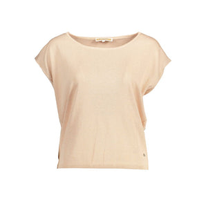 Top de poliéster rosa para mujer Kocca