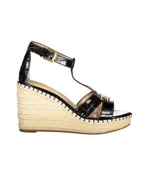 Ralph Lauren Black Polyester Sandal