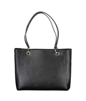 Guess Jeans Black Polyethylene Handbag