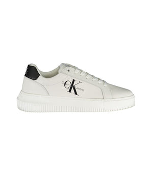 Calvin Klein Eco-Chic White Sneakers with Contrast Details