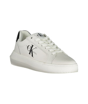 Calvin Klein Eco-Chic White Sneakers with Contrast Details