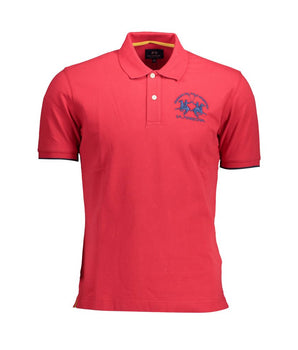 La Martina Elegant Pink Polo: Casual Luxury for Men