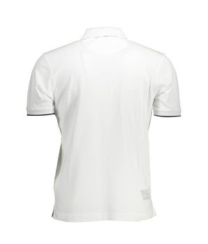 La Martina Elegant Short-Sleeved White Polo for Men