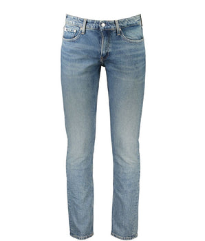 Calvin Klein Blue Cotton Men Jeans