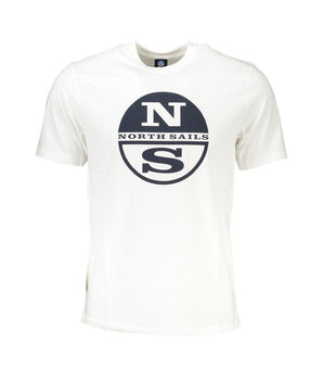 North Sails White Cotton T-Shirt