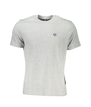 North Sails Brown Cotton Men T-Shirt