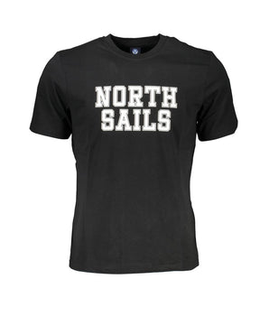 North Sails Black Cotton T-Shirt