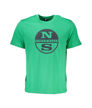 North Sails Green Cotton T-Shirt