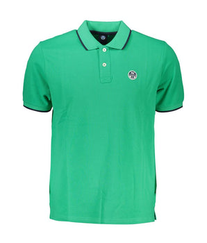 North Sails Green Cotton Polo Shirt