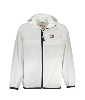 Tommy Hilfiger White Recycled Nylon Men Jacket