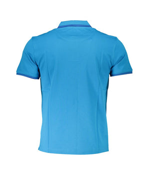 Harmont & Blaine Light Blue Cotton Men Polo Shirt