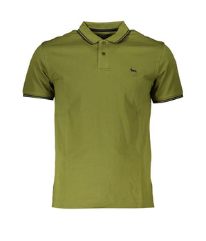 Harmont & Blaine Sharp Green Contrast Polo Shirt