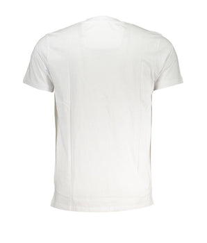 Cavalli Class White Cotton T-Shirt