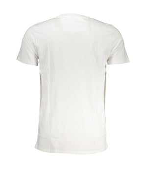 Cavalli Class White Cotton T-Shirt
