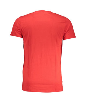 Cavalli Class Red Cotton T-Shirt
