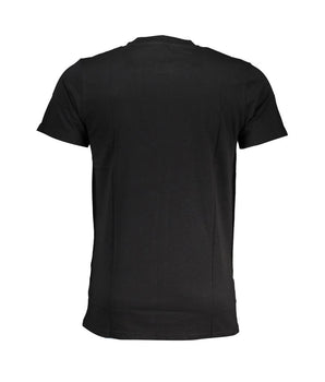 Cavalli Class Black Cotton T-Shirt