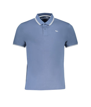 Harmont & Blaine Blue Cotton Polo Shirt