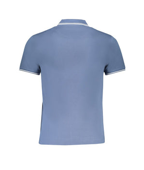 Harmont & Blaine Blue Cotton Polo Shirt