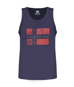 Norway 1963 Blue Cotton Men Shirt