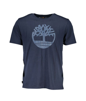 Timberland Blue Cotton T-Shirt
