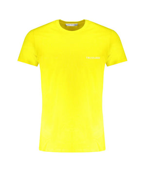 Trussardi Yellow Cotton T-Shirt