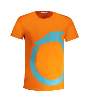 Trussardi Orange Cotton T-Shirt