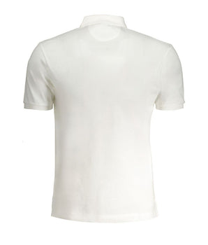 La Martina White Cotton Polo Shirt