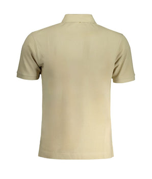 La Martina Beige Cotton Polo Shirt
