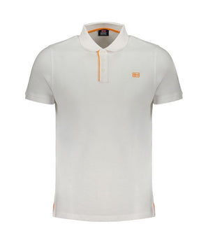 Norway 1963 White Cotton Polo Shirt